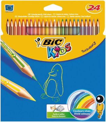 Bic Kids Tropicolors 2 Kuru Boya Kalemi 24 lü