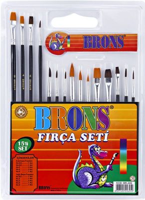 Brons Fırça Seti 15 lu BR-249