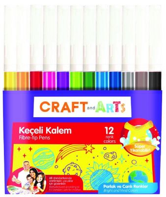 Craft and Arts Keçeli Kalem 12 li