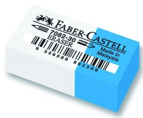Faber Castell Ink Erasers Mavi Beyaz Silgi 188230