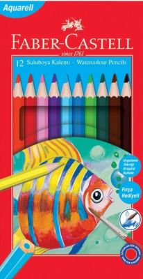 Faber Castell Aquarel Sulu Boya Kalemi 12 li 5171110622