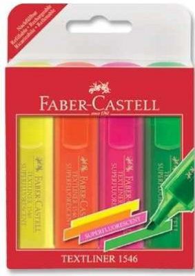 Faber Castell Şeffaf Fosfosrlu Kalem 4 lü 154604