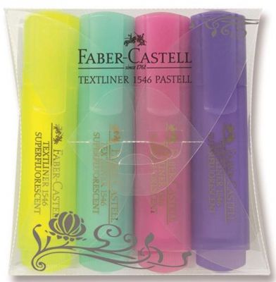 Faber Castell Şeffaf Fosfosrlu Kalem 4 lü 154610