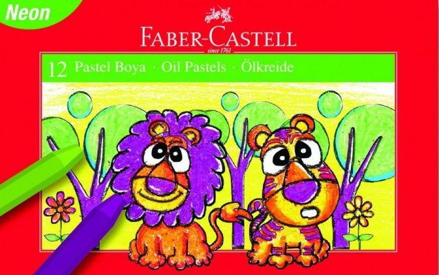 Faber Castell Floresan Pastel Boya Neon Renkli 12 li 5281125011