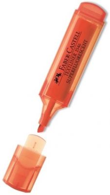 Faber Castell Fosforlu Kalem Şeffaf Gövde Turuncu Renk 5030154615
