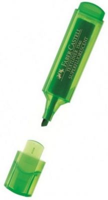 Faber Castell Fosforlu Kalem Şeffaf Gövde Yeşil Renk 5030154663
