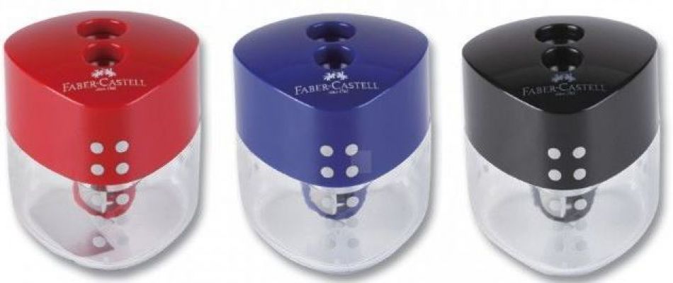 Faber Castell Grip Jumbo Auto Klasik Renkler Çift Kalemtıraş