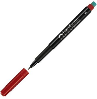 Faber Castell Multimark Parmanent CD Kalemi Kırmızı S