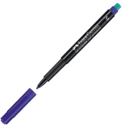 Faber Castell Multimark Parmanent CD Kalemi Mavi M