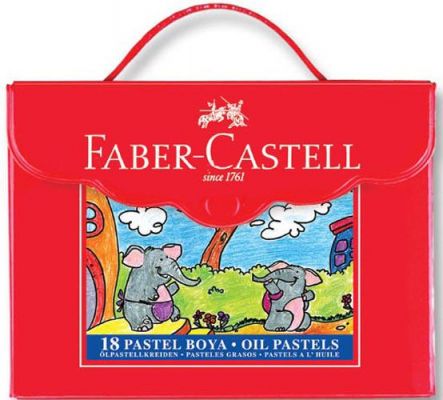 Faber Castell Plastik Çantalı Pastel Boya 18 li 5281125119