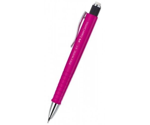 Faber Castell Poly Matic 0.7 cm Soft Rouch Pembe Mekanik Uçlu Kalem 133328