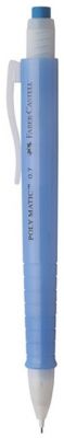 Faber Castell Poly Matic 0.7 cm Mavi Uçlu Silgili Mekanik Şeffaf Kalem 231251