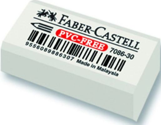 Faber Castell PVC-Free Beyaz Silgi 7086-30 Küçük Boy