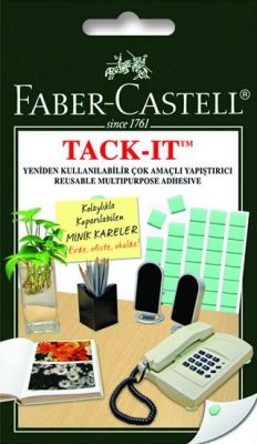Faber Castell Tack It  Yapıştırıcı 90 adet Yeşil Renk