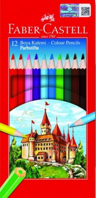 Faber Castell Tamboy Kuru Boya Kalemi 12 li 5171116312