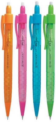 Faber Castell Tri Click 0.7 cm Şeffaf Mekanik Uçlu Kalem 1363