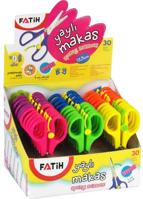 Fatih Cetvelli Yaylı Makas 13,5 cm