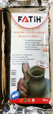 Fatih Dopal Kil Seramik Hamuru Beyaz 500 gr