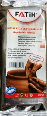 Fatih Dopal Kil Seramik Hamur Kahverengi 250 gr