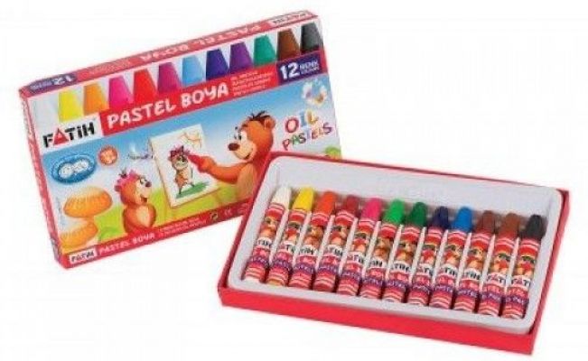 Fatih Pastel Boya Kutulu 12 li