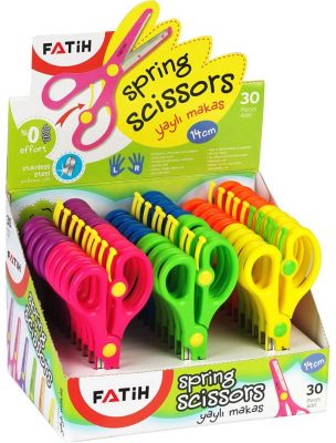 Fatih Plastik Korumalı Yaylı Makas 14 cm