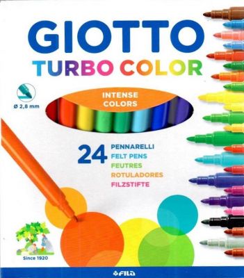 Giotto Turbo Color Keçeli Kalem 24 lü 417000