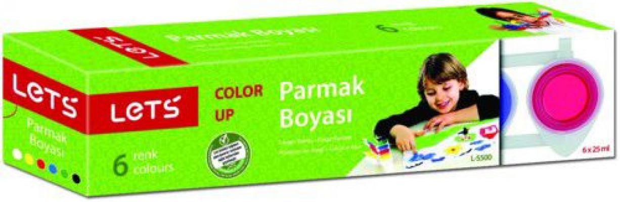 Lets 6 lı Parmak Boyası 25 ml