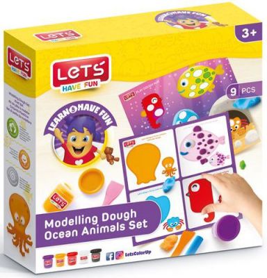 Lets Deniz Canlıları Mat Oyun Hamuru Seti L9012