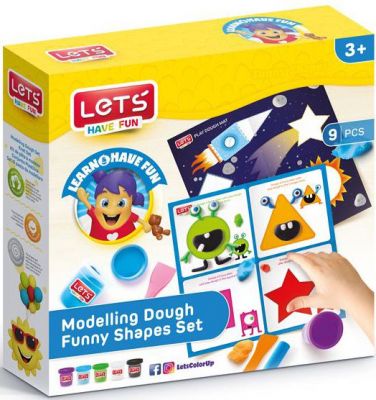 Lets Eğlenceli Şekiller Mat Oyun Hamur Seti L9010