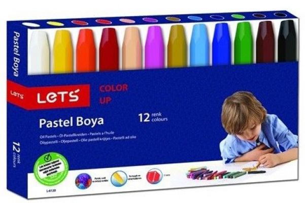 Lets Oil Pastel Boya 12 li 6120