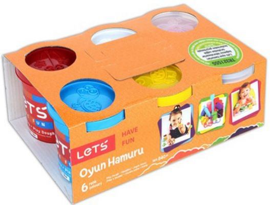 Lets Oyun Hamuru 6 Renk L8350