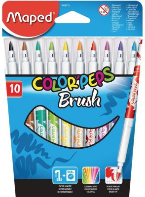 Maped Color Peps Brush Keçeli Kalem 10 lu