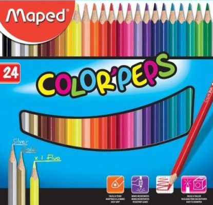 Maped Color Peps Kuru Boya Kalemi 24 lü