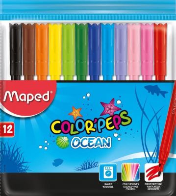 Maped Color Peps Ocean Keçeli Kalem 12 li