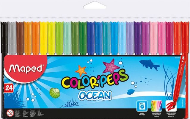 Maped Color Peps Ocean Keçeli Kalem 24 lü