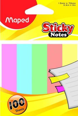 Maped Sticky Renkli Not Kağıtı 15 mm x 76 mm