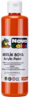 Nova Color Akrilik Seramik Turuncu Boya 250 gr NC-438