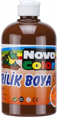 Nova Color Akrilik Seramik Ahşap Resim Boyası Kahve 500 gr NC-387