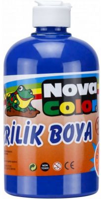 Nova Color Akrilik Seramik Ahşap Resim Boyası Mavi 500 gr NC-383