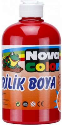Nova Color Akrilik Seramik Ahşap Resim Boyası Kırmızı 500 gr NC-382