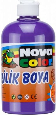 Nova Color Akrilik Seramik Ahşap Resim Boyası Mor 500 gr NC-389
