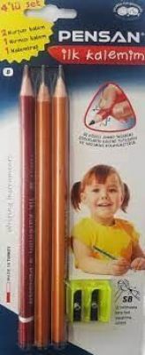 Pensan Üçgen Jumbo İlk Kalemim 4 lü Set