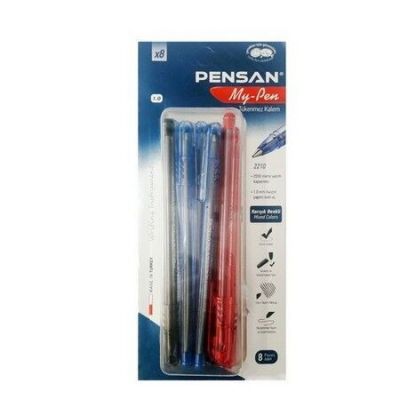 Pensan My Pen Tükenmez Kalem 8 li