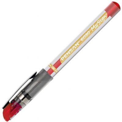 Pensan MY-SIGN Jel Roller İmza Kalemi 1.0 mm Kırmızı Renk