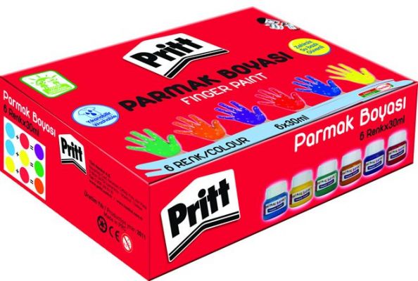 Pritt 6 lı Parmak Boyası 30 ml