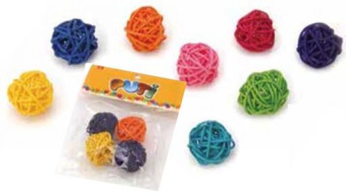 Puti Bambu Süs Top 4 lü 8818