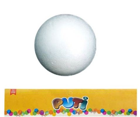 Puti Köpük Top 15 cm Tekli 4810