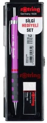 Rotring Tikky 0.7 cm 3 lü Set Uçlu Kalem Mor Renk