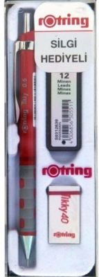 Rotring Tikky 0.7 cm 3 lü Set Uçlu Kalem Kırmızı Renk