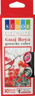 Südor 10 lu Şişe Guaj Boya 15 ml